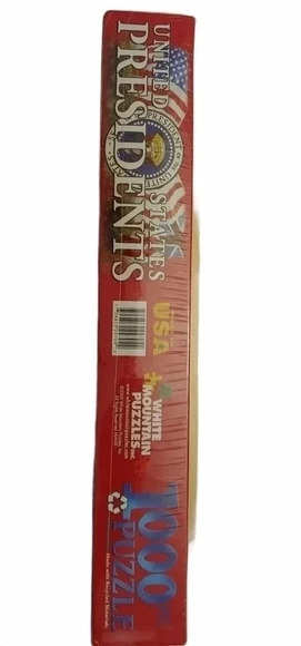 United States Presidents Picture Puzzle, White Mountain #549, New, 1000 pcs - Picture 3 of 7
